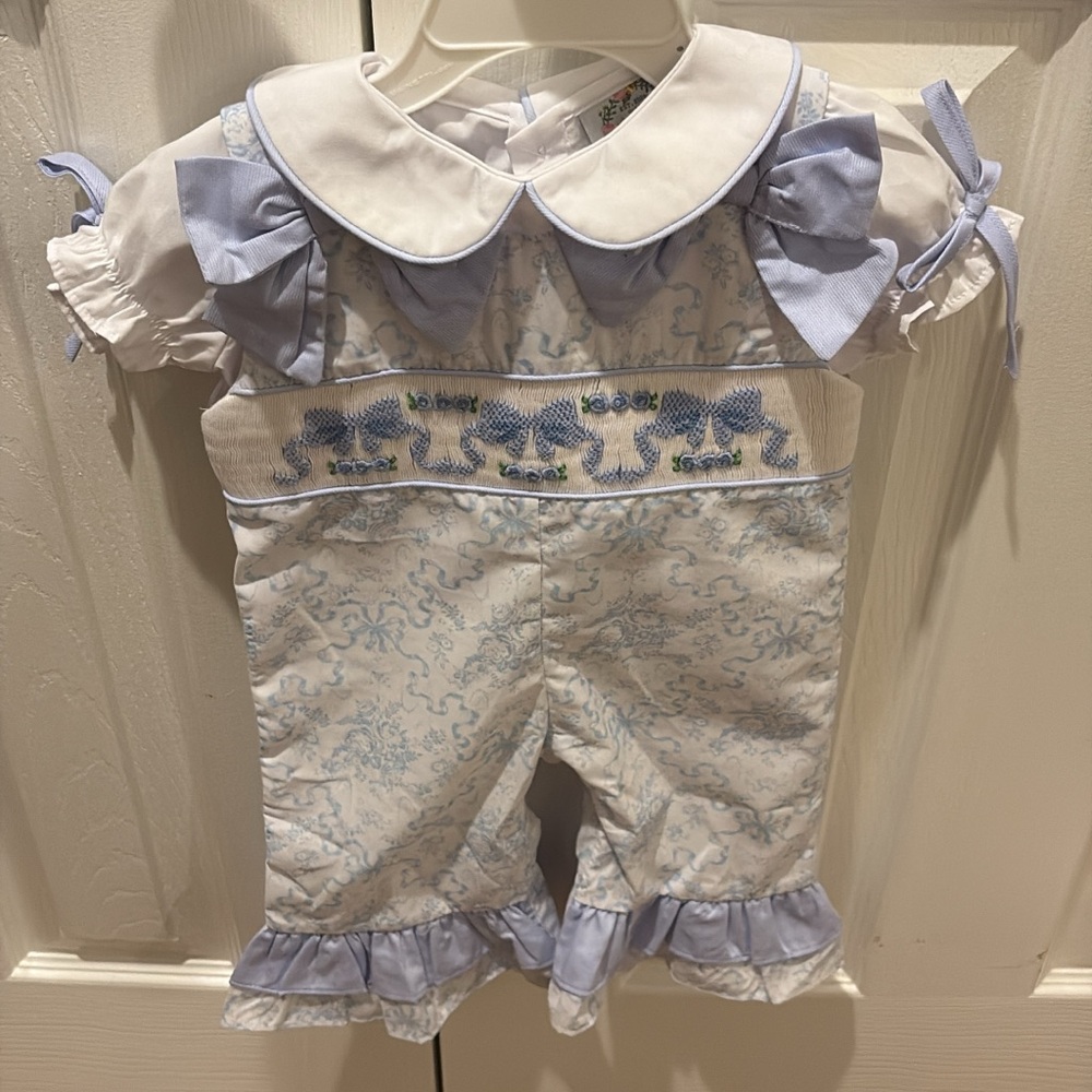 The Posh Piglet Smocked Romper